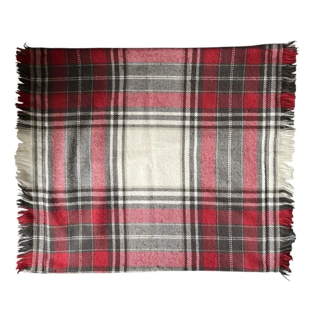Pottery Barn Hamilton Plaid Pillow Cover Rectangular 22x20